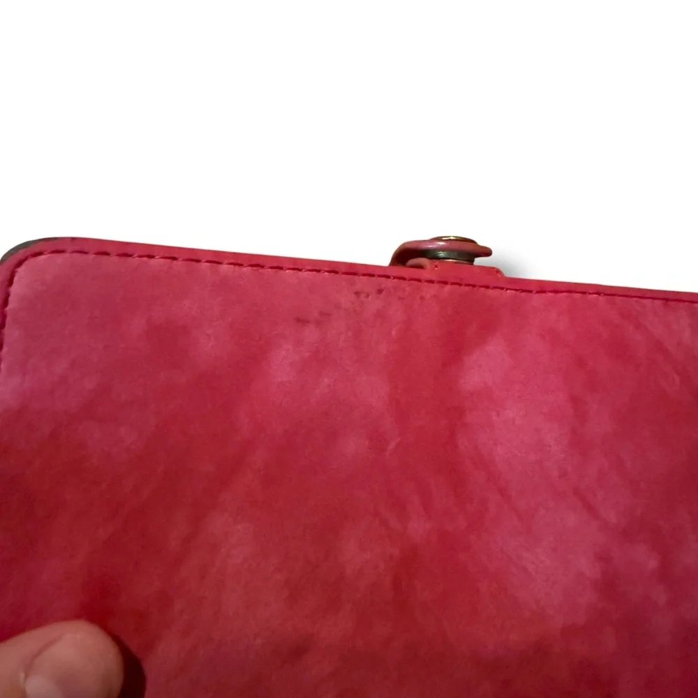 Case Me Wallet Phone Case Pink‎ Faux Leather Multi-Compartment 6.5x4 Magnetic